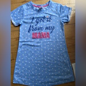 2 night dresses 1 Mother size XL runs small 1 girls size 7/8 night dress